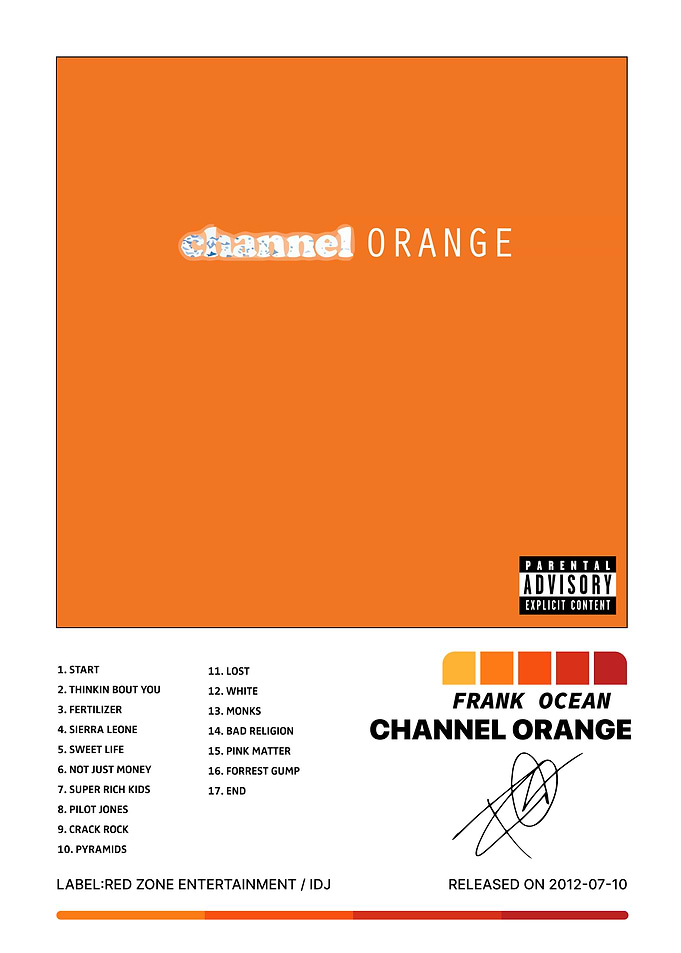 Frank Ocean - Channel Orange Album Art