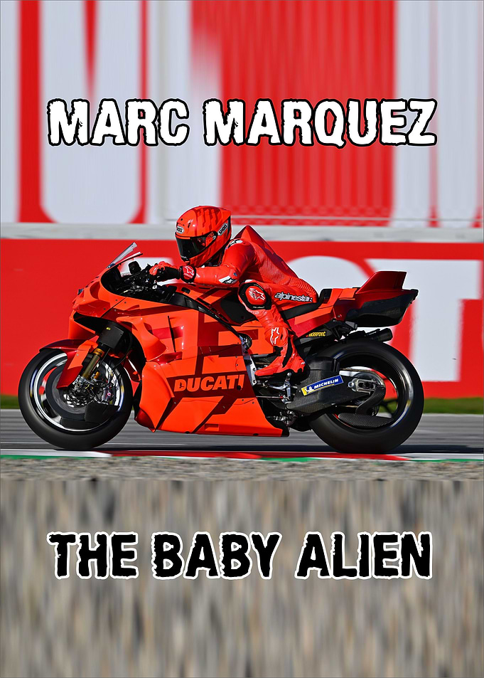 Marc Marquez on Ducati Motorcycle