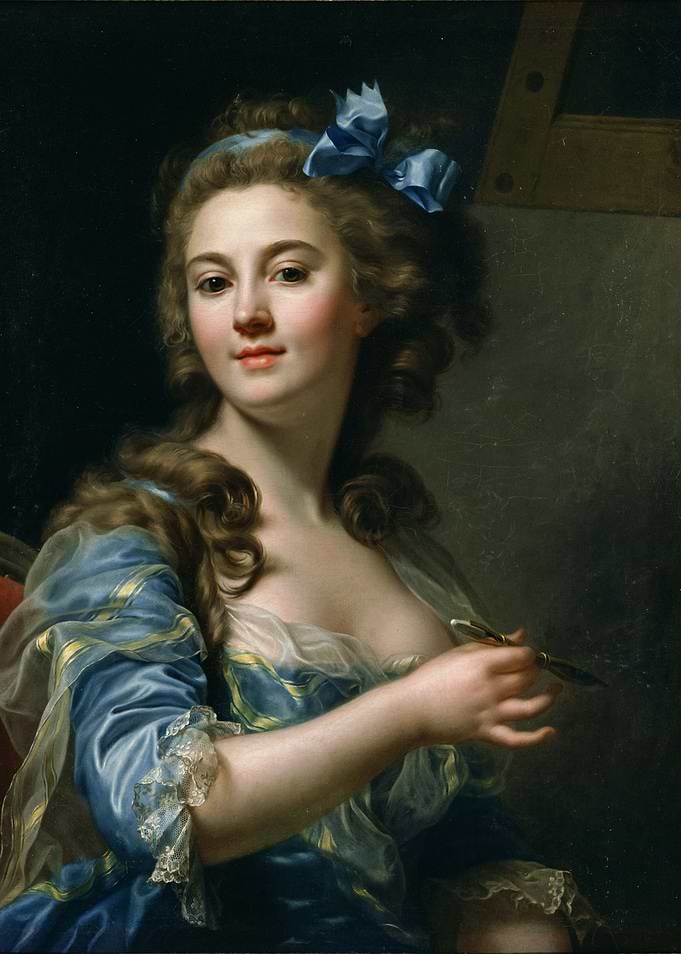 Portrait of a Woman with Brush