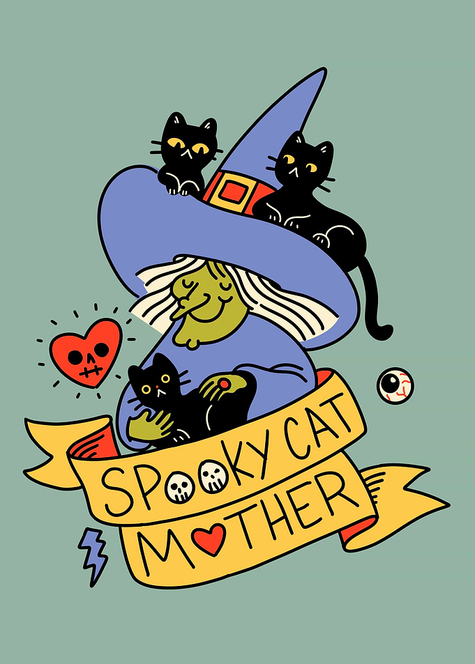Spooky Cat Mother