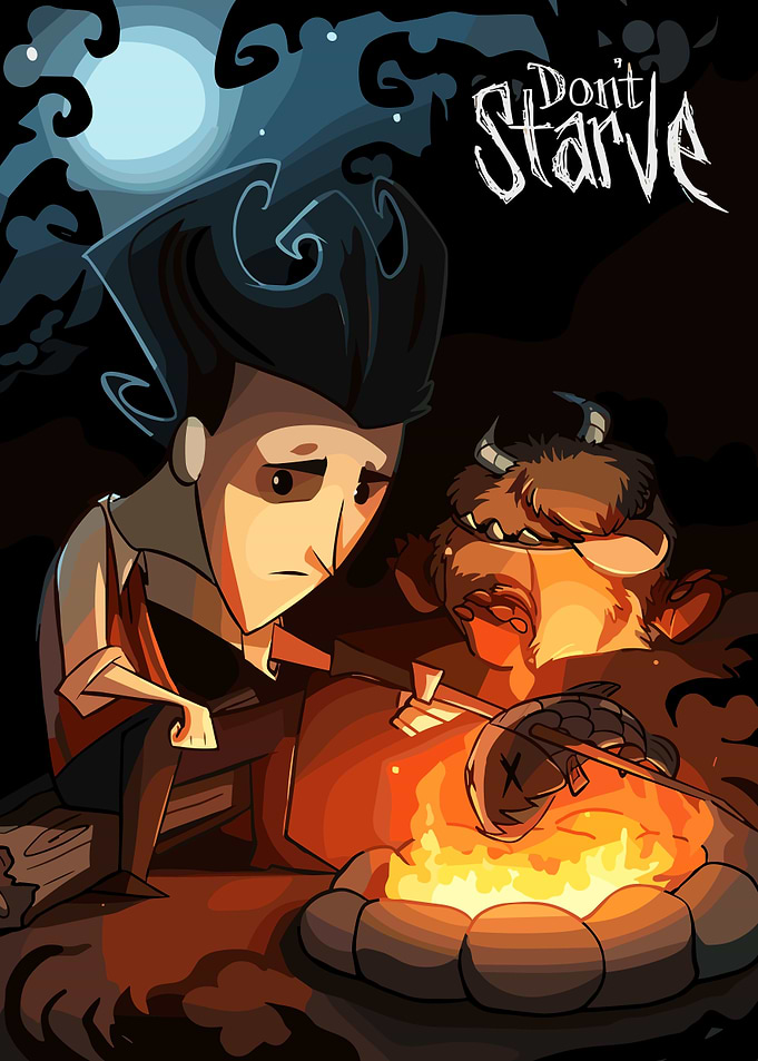 Don't Starve: Campfire Scene