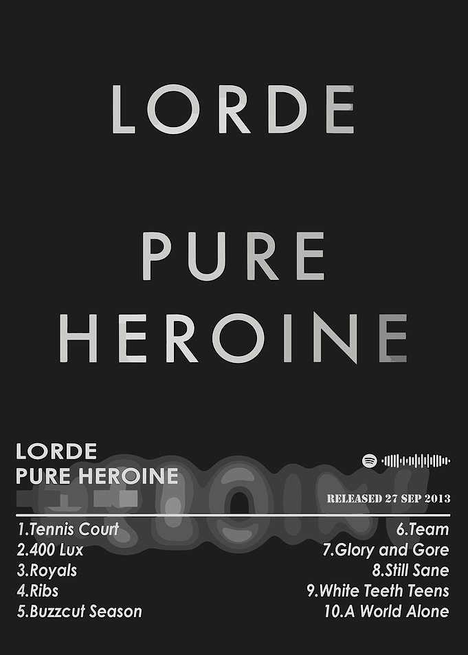 Lorde - Pure Heroine Album Cover