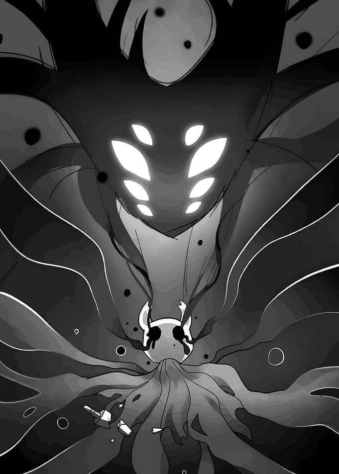 Hollow Knight Boss Fight Illustration