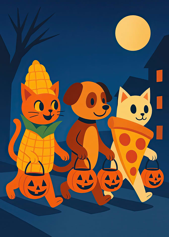 Spooky Pet Friends