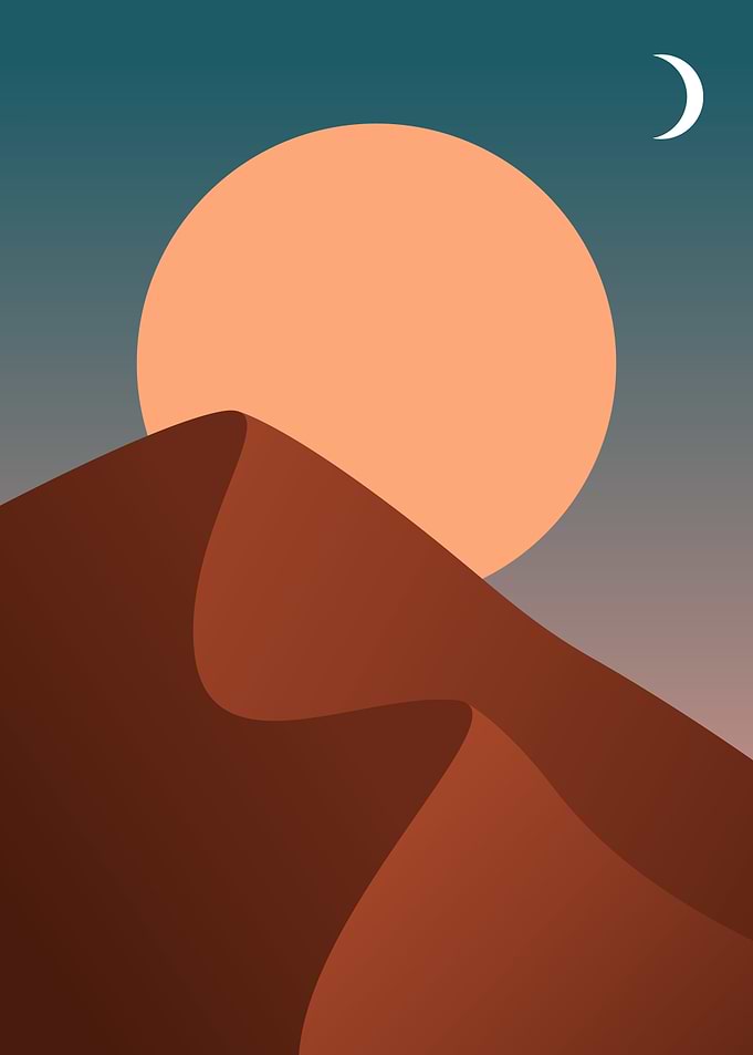 Minimalist Desert