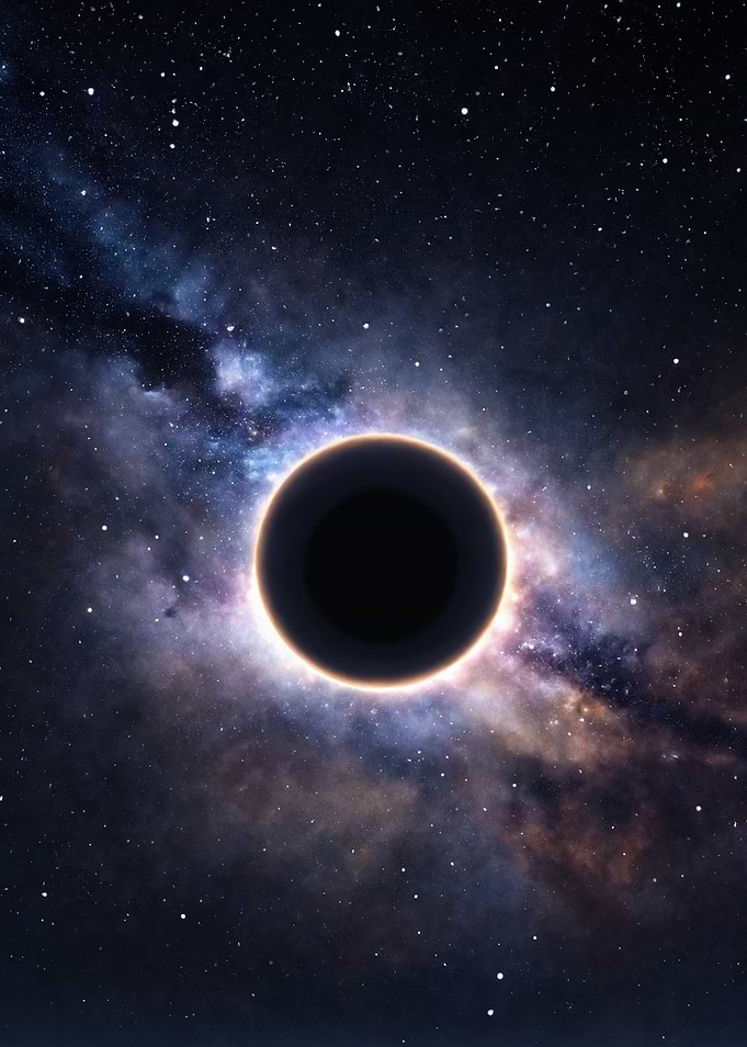 Black Hole in Nebula