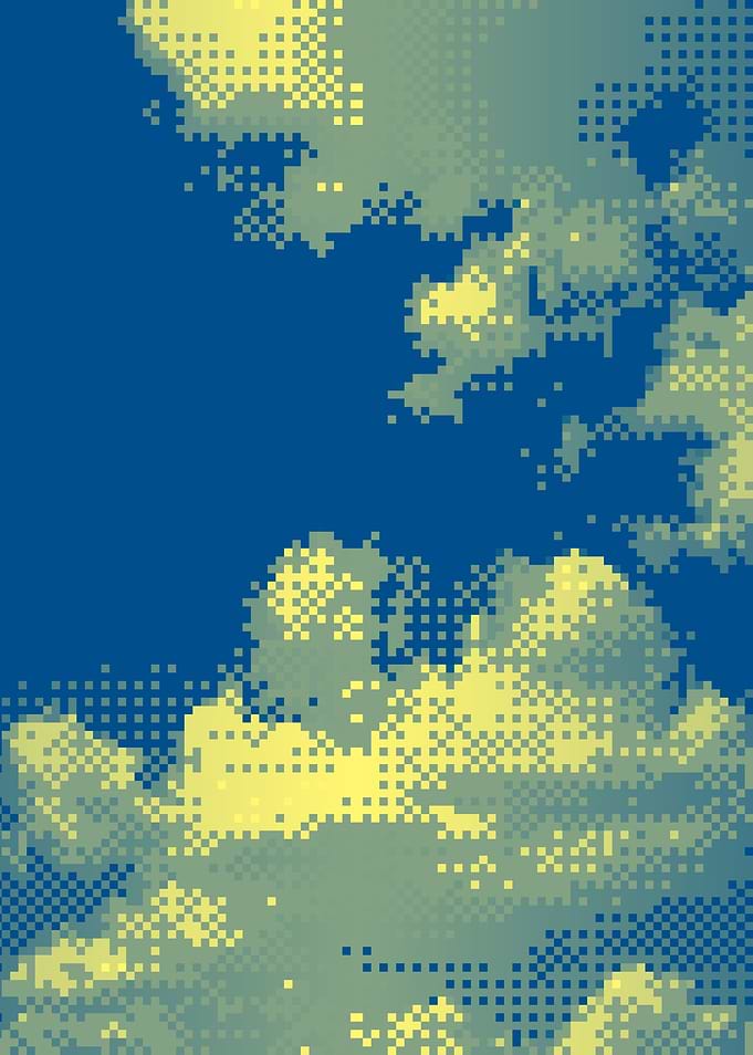Pixel Clouds at Dusk