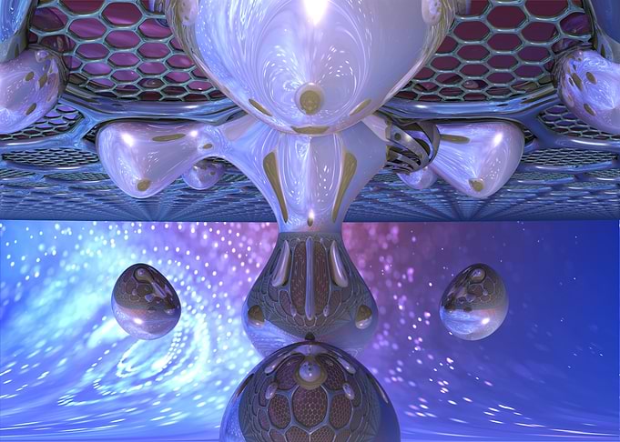 Starchild Extends Its Sensors - Abstract Sci-Fi Fractal Art