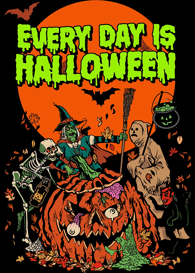 Every Day is Halloween Illustration