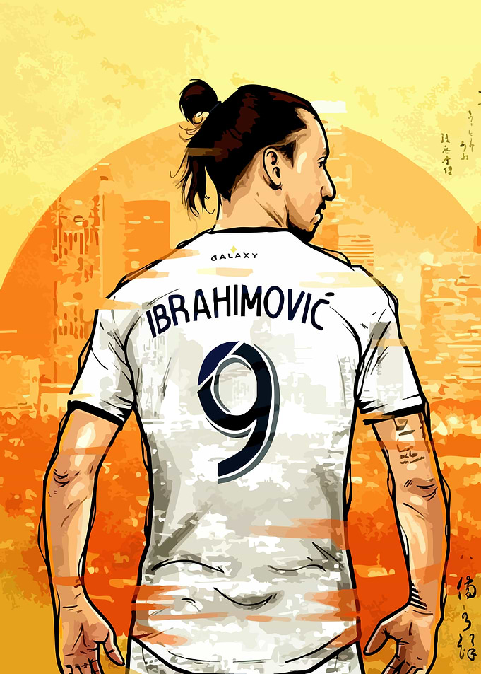 Zlatan Ibrahimovic Art