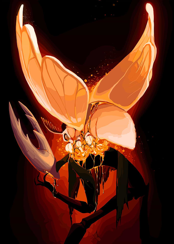 Hollow Knight Radiance Fan Art