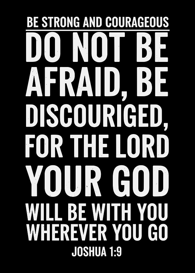 Inspirational Bible Verse: Joshua 1:9
