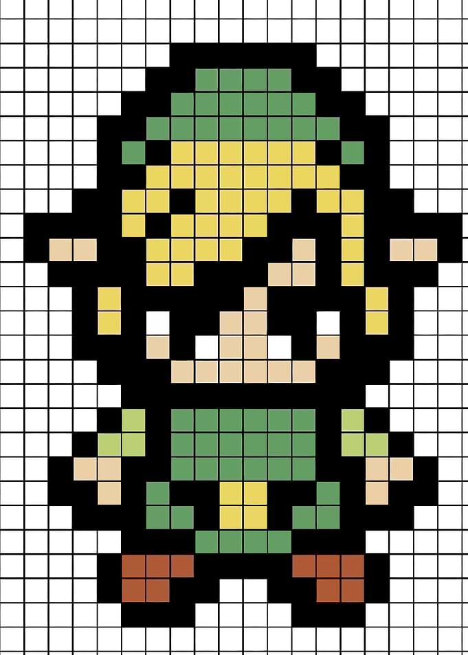 Pixel Art Link from Zelda