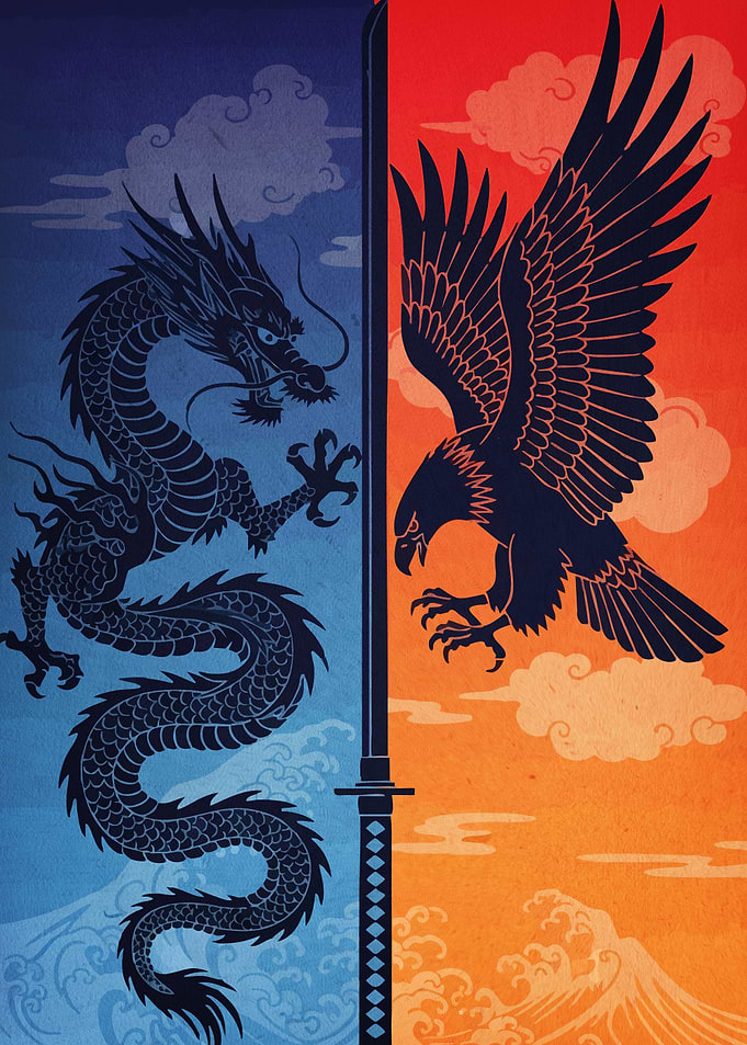 Dragon and Eagle Katana