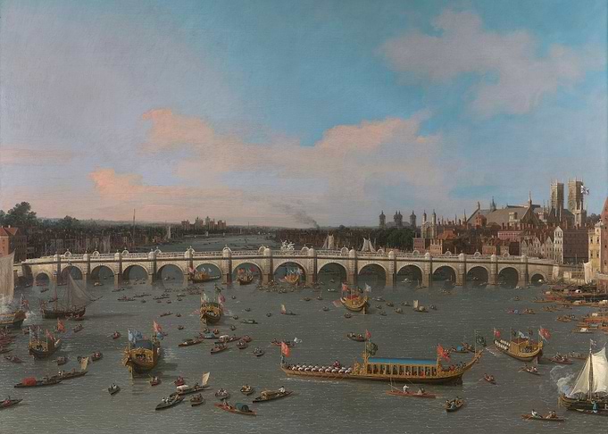 London Bridge in the 18th Century