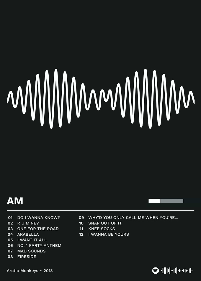 Arctic Monkeys AM Album Cover Art
