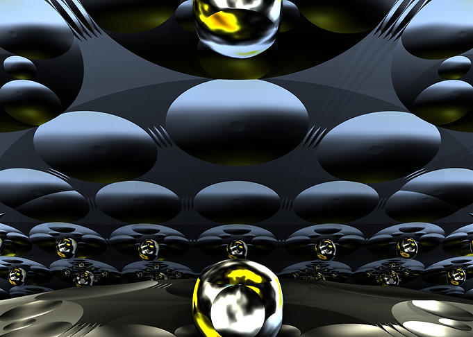 Meeting Of The High Council Of Orbs - Abstract Fractal Art