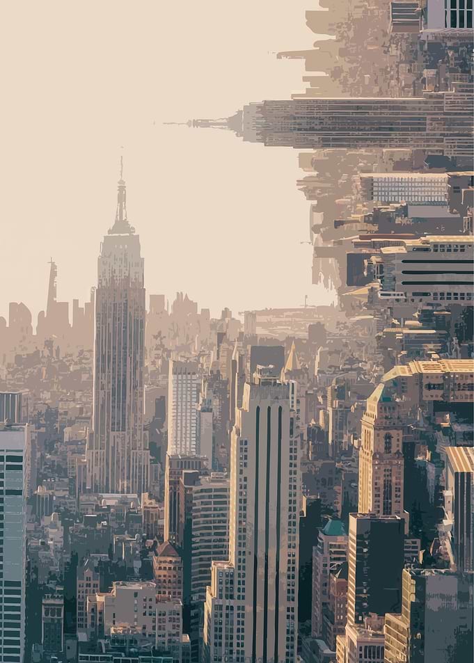 New York City Skyline Illustration