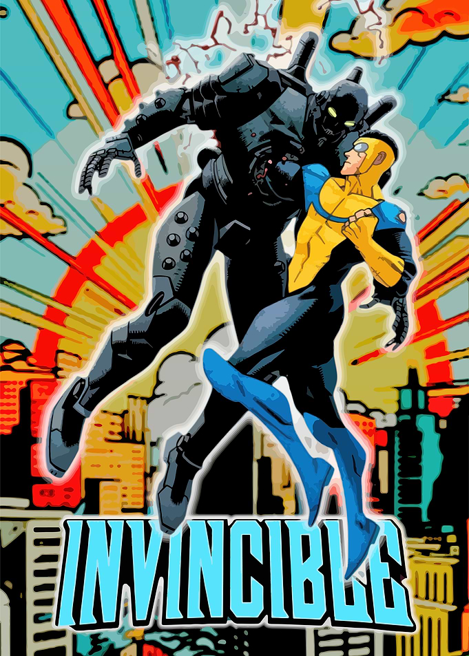 Invincible Comic Book Cover Art
