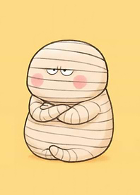 Cute Mummy Cartoon Character Illustration