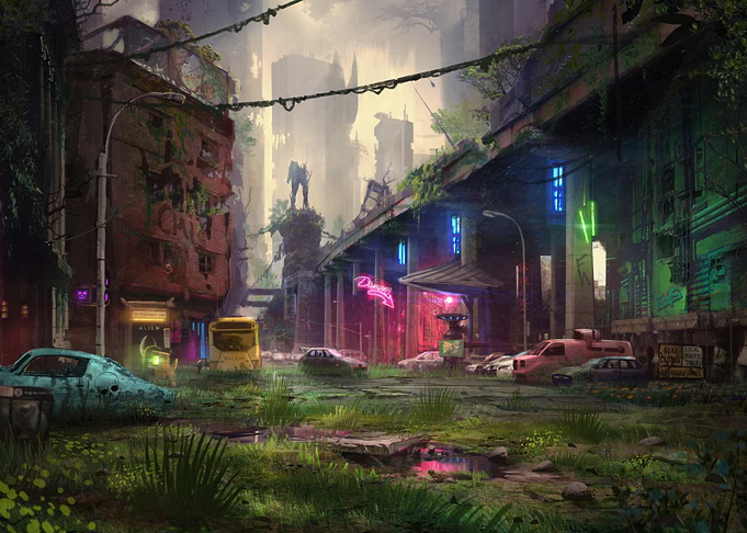 Overgrown Cityscape