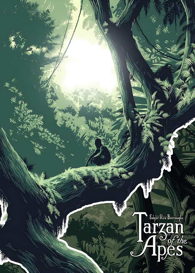 Tarzan of the Apes Jungle Scene