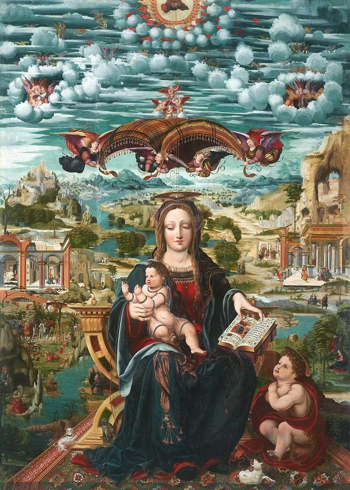 Madonna and Child with Saint John