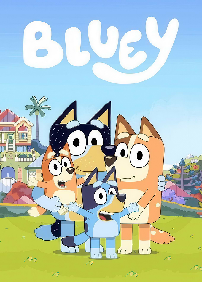 Bluey Family Portrait