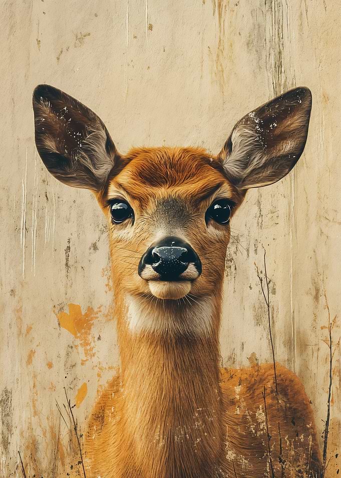 Portrait of a Deer