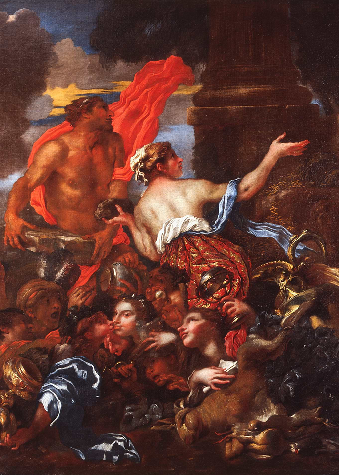 Classical Painting with Figures and Drama