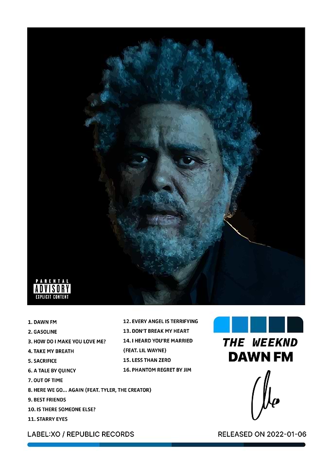 The Weeknd - Dawn FM Album Cover