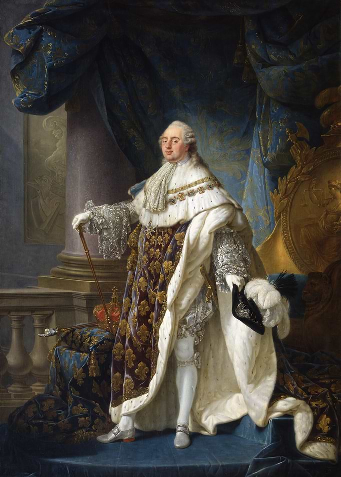 Portrait of Louis XVI in Royal Robes