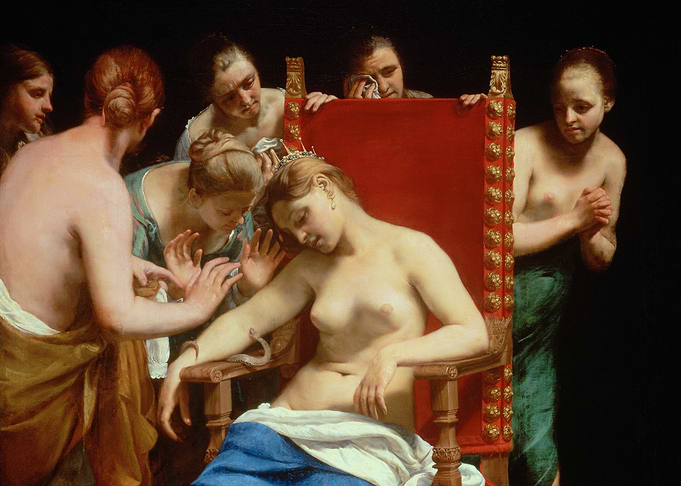 Death of Cleopatra painting