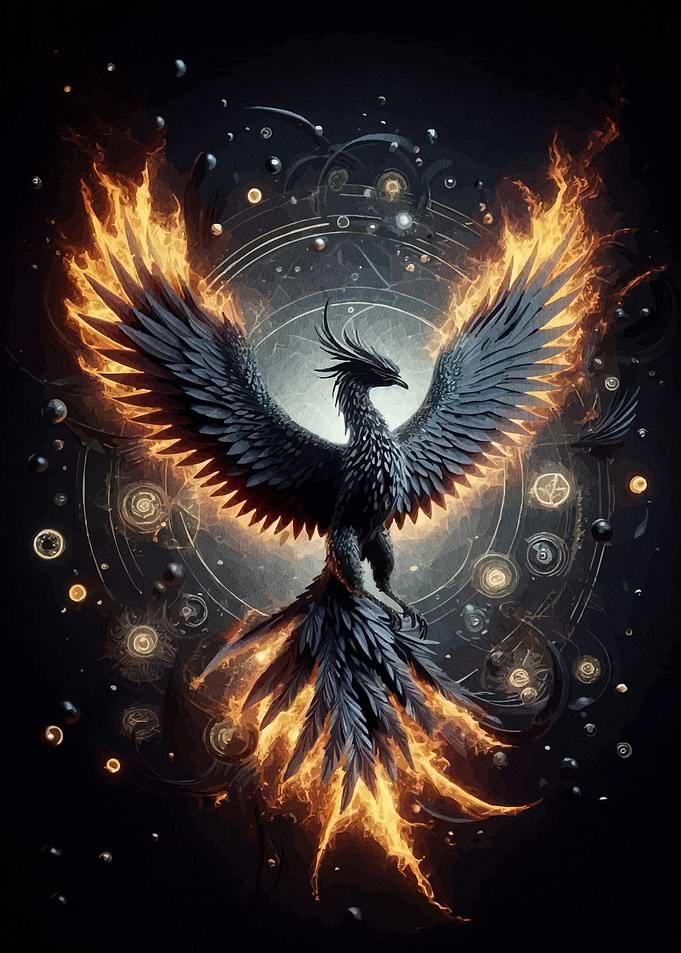 Fiery Phoenix Rising