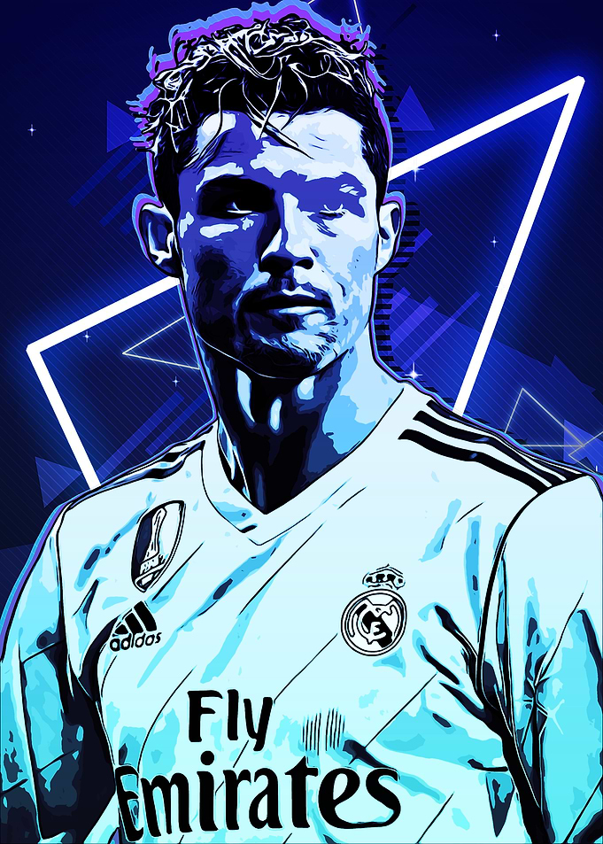 CR7 Portrait - Digital Art