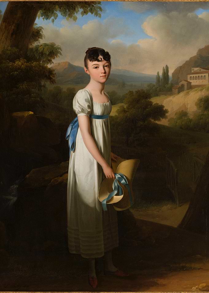 Portrait of a Young Woman in Nature