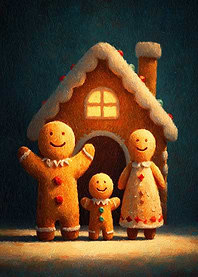 Gingerbread Family Portrait