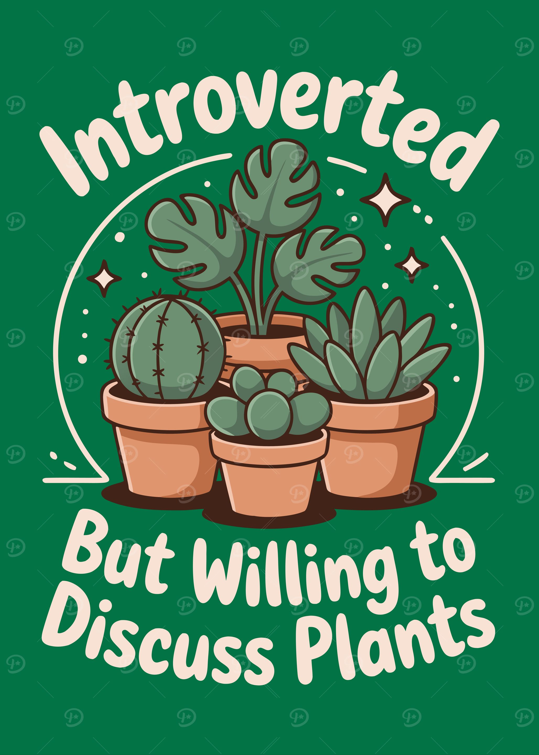 Introverted But Willing to Discuss Plants