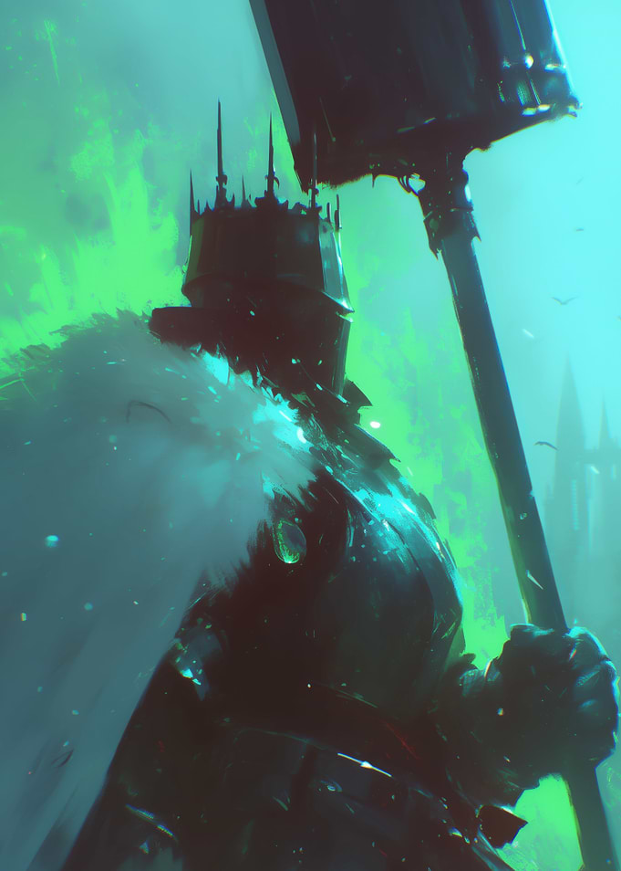 Dark Knight with Hammer