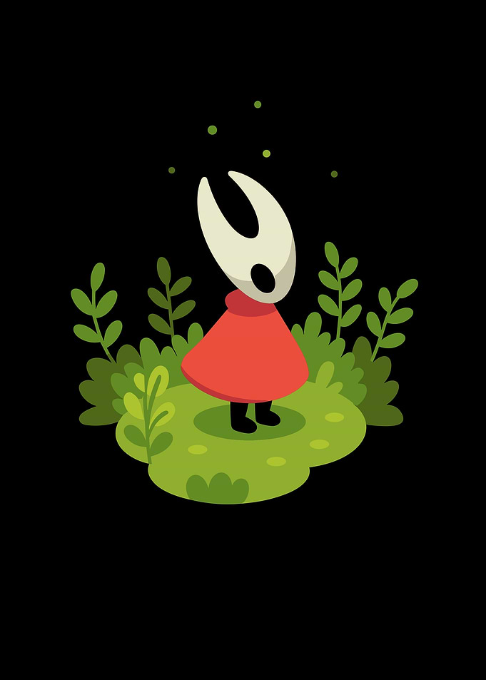 Hornet from Hollow Knight illustration