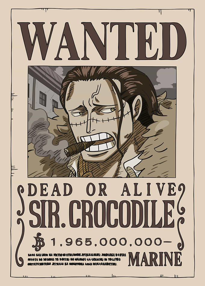 Sir Crocodile Wanted