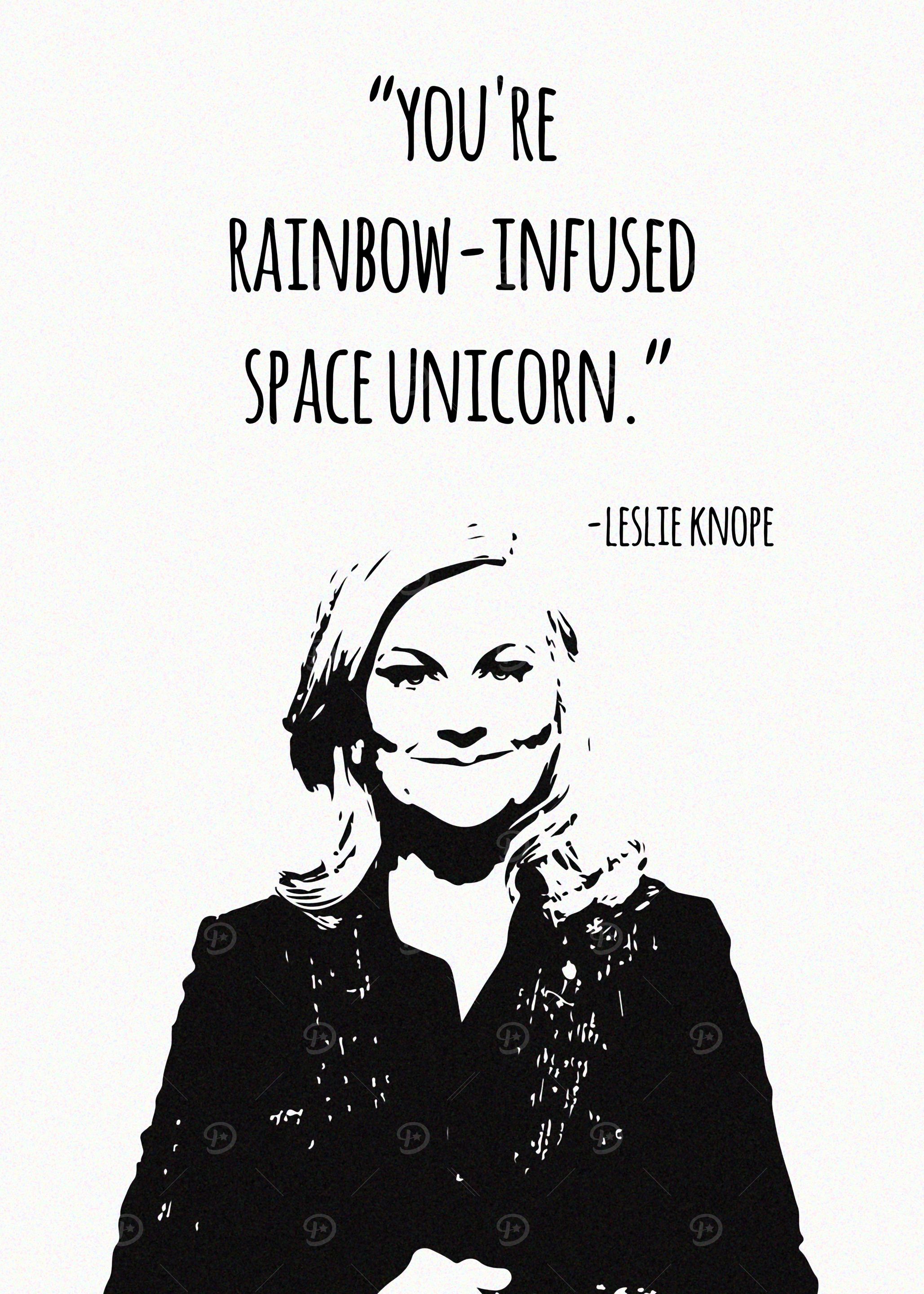 Leslie Knope Quote Art