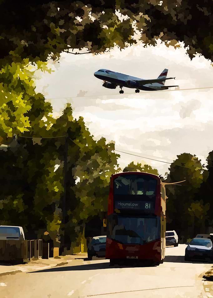 British Plane And Bus