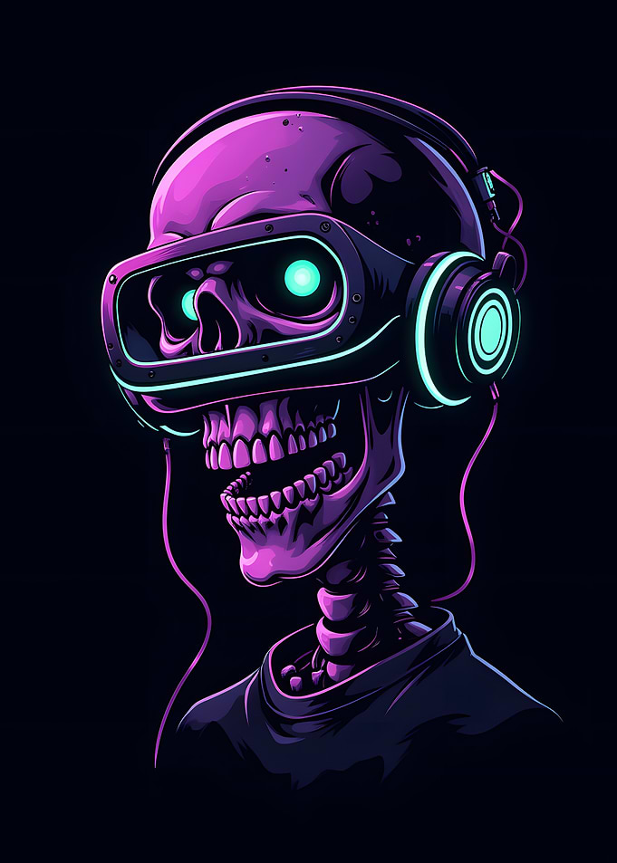 Skeleton Gamer VR