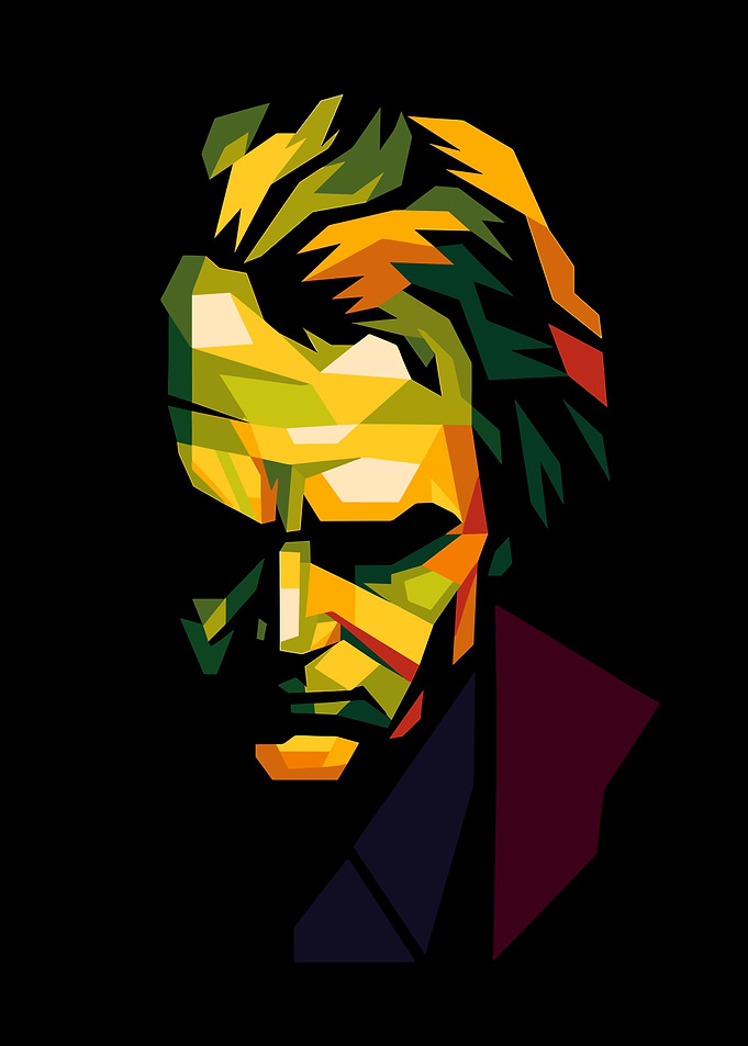 Ludwig van Beethoven Pop Art Portrait