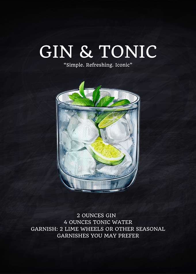 Gin & Tonic Cocktail Recipe