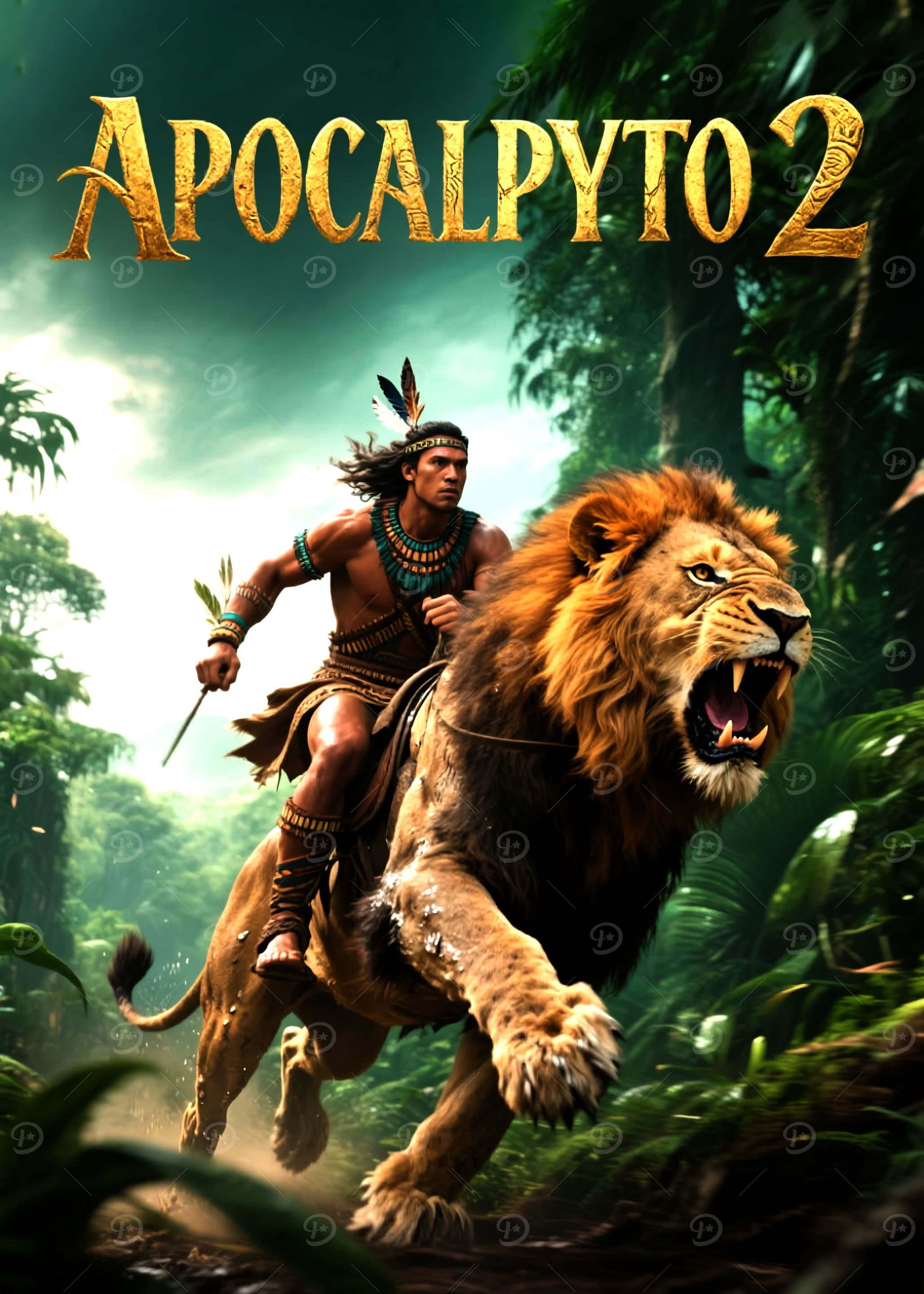 Apocalypto 2: Man Riding a Lion