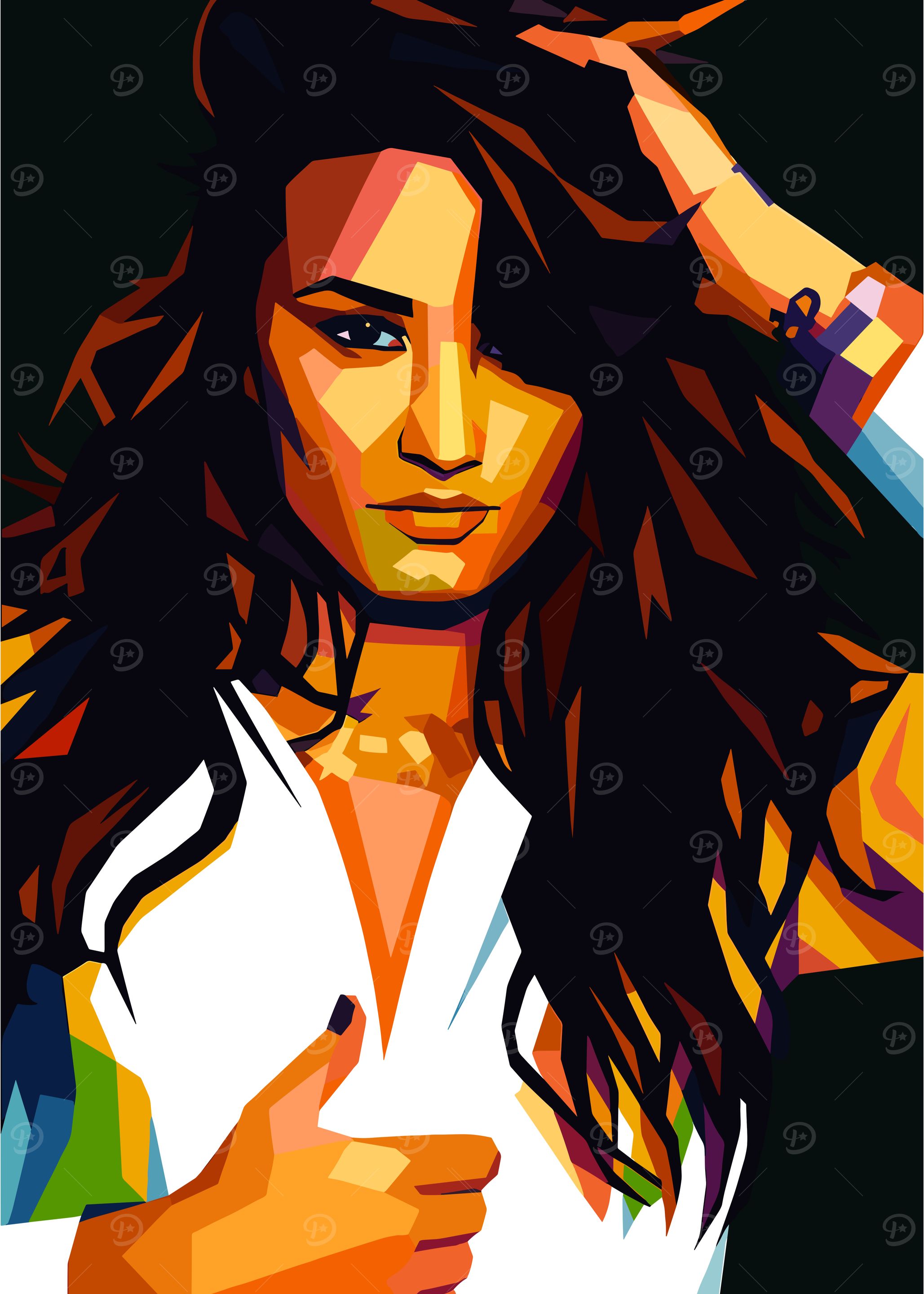 Demi Lovato Pop Art Portrait