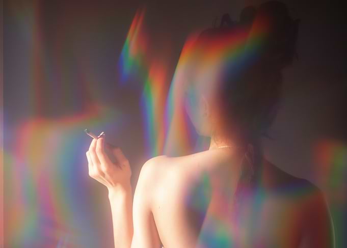 Woman with a Cigarette