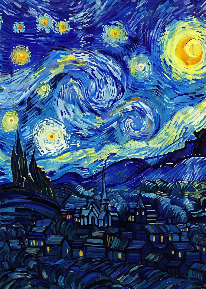Starry Night Painting